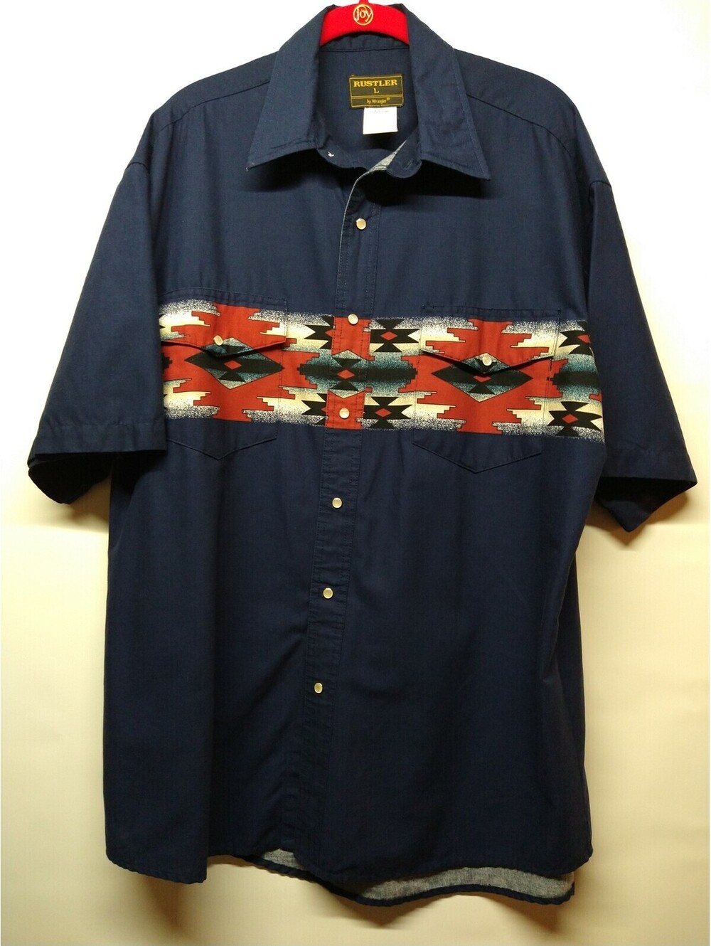 Rustler Men's Western Button Up Shirt Size Large 047